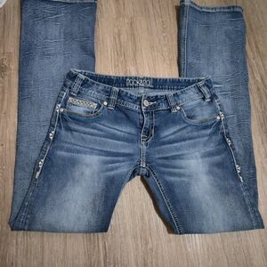 Rock & Roll Cowgirl Blue Boot Cut Jeans